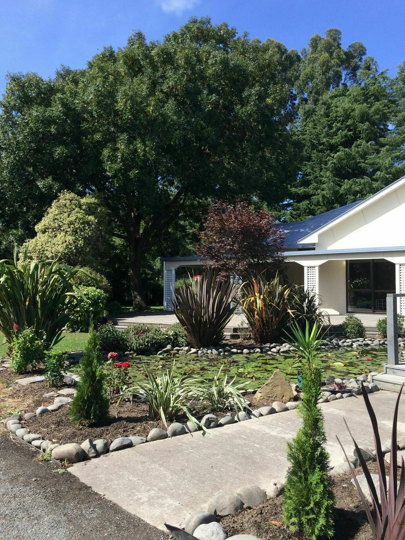 クライストチャーチ Water Lily Garden Bed & Breakfast エクステリア 写真